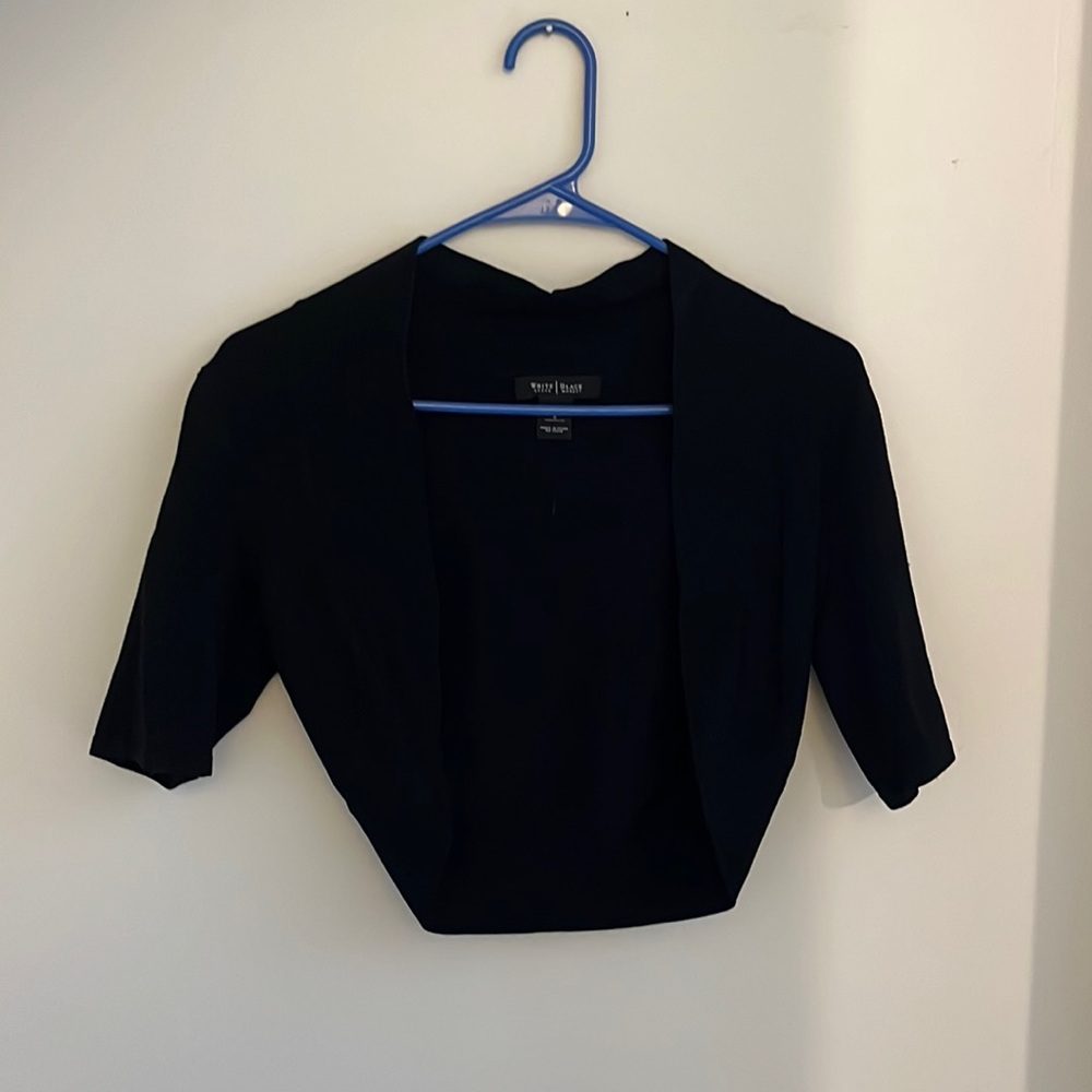 Black small cardigan, size small